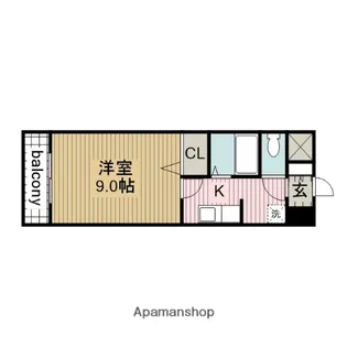 ノベルティGX【201号室】の間取り