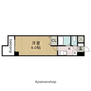 A・CITY朝日町【311号室】の間取り