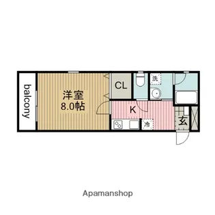 TIERRA安城【208号室】の間取り