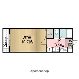ロイヤルサルビア【3階】の間取り