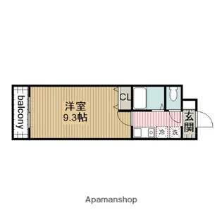 A・CITY東新町【1階】の間取り