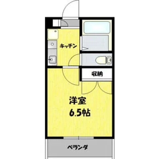 陣場ハイツ【1階】の間取り
