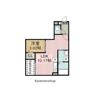 Jack hinode Ⅰ【3階】の間取り