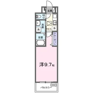 グランシュテル【1階】の間取り