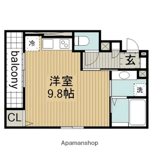 ボヌールS安城【3階】の間取り