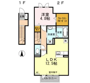 DーROOM西別所【2階】の間取り