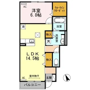 ゴールドバレーⅡ【1階】の間取り