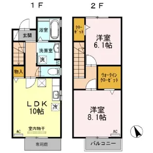立志舎Ⅲ【1階】の間取り
