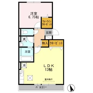 グレース雅 B棟【1階】の間取り