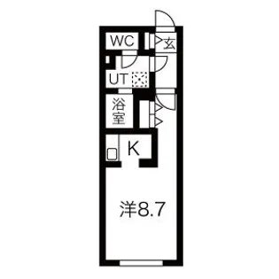 G VIVRE 岡崎駅前【4階】の間取り