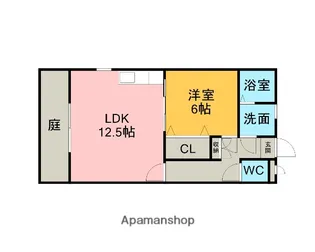 ベルセジュール A【111号室】の間取り