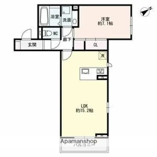 GRAND AGUN【3階】の間取り