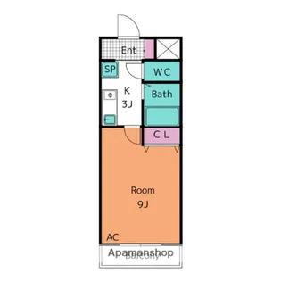 A・CITY岡崎矢作【210号室】の間取り