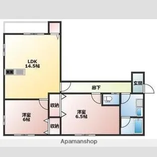 YS4739【103号室】の間取り