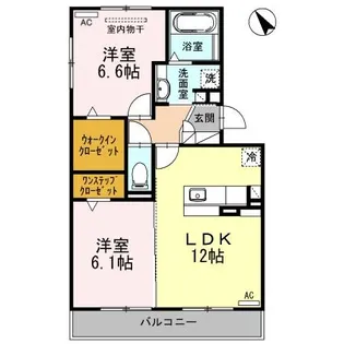 ドルチェビータ【2階】の間取り