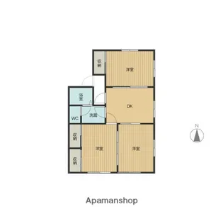 コートビレジⅡ【101号室】の間取り