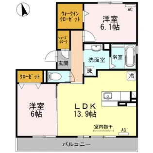 サクセスV【3階】の間取り