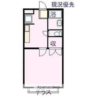 ホワイトテラス城南【2階】の間取り