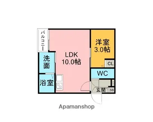 Jack horenⅡ【2階】の間取り