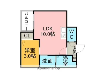 Jack horenⅠ【2階】の間取り