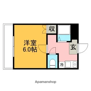エクセルハイム今村公園【106号室】の間取り