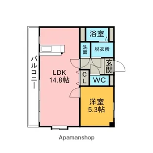 ストーンリバーⅡ【205号室】の間取り