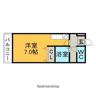 本町ハイツ【201号室】の間取り