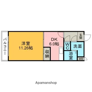 ファイン【105号室】の間取り