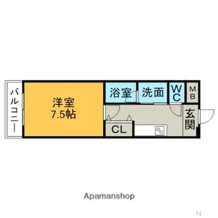 SKY COURT PREMIER【2階】の間取り