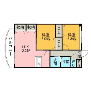 PALAZZO小池【2階】の間取り