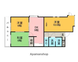 ペイサージュ28 A【4階】の間取り