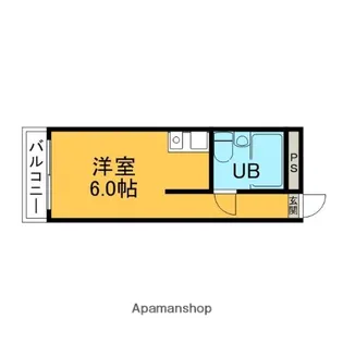 ピュアプレイス【309号室】の間取り