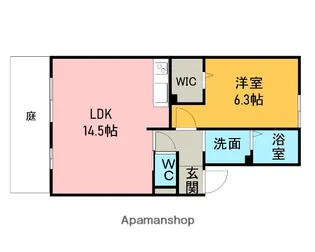 コンフォルト【102号室】の間取り