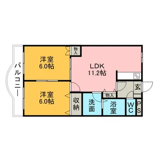 エスペラント12【3階】の間取り