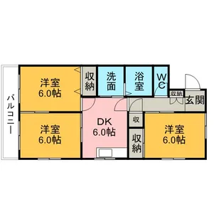 PARK SIDE PLAZA セロリ【3階】の間取り