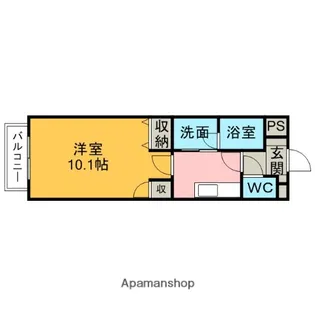 リヴェール和楽【110号室】の間取り