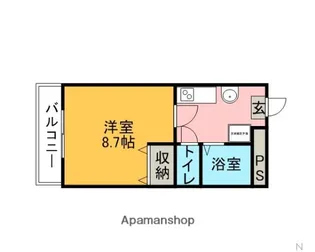 FRONT COW【3階】の間取り