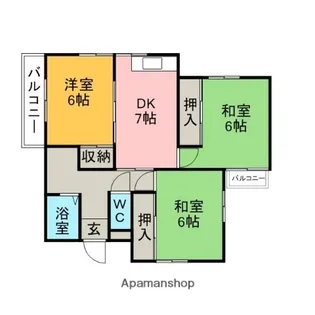 マンション和正【105号室】の間取り