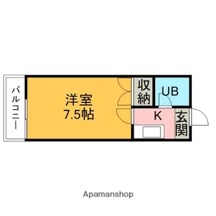 グリーンハイツ原【2階】の間取り