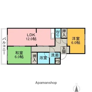 エクセル築地【4階】の間取り