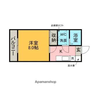 テルス【203号室】の間取り