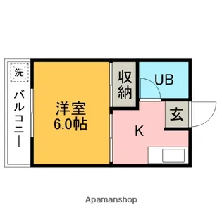 HEIGHTS KATAYAMA【105号室】の間取り