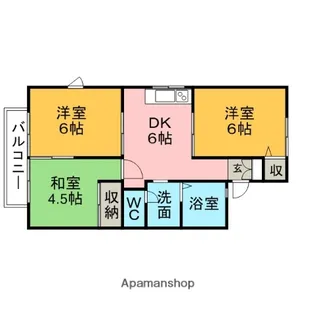 シンサー3【A101号室】の間取り