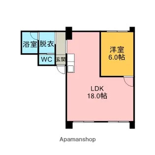 池端レジデンス【101号室】の間取り