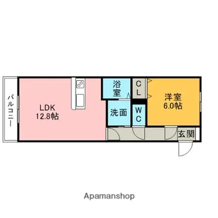 K2高倉【107号室】の間取り
