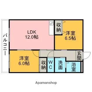 スマイリータウンⅠ【301号室】の間取り