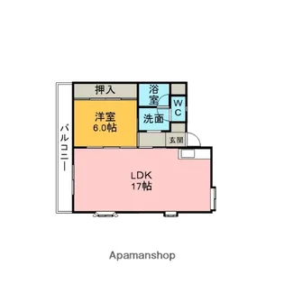 東山マンション【301号室】の間取り