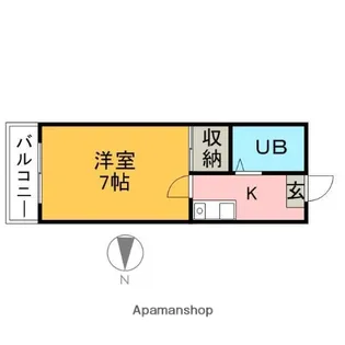グリンパーク【104号室】の間取り