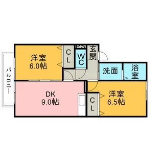 ウィルモアセブン【2階】の間取り