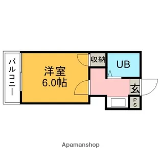 LUZES刈谷【104号室】の間取り